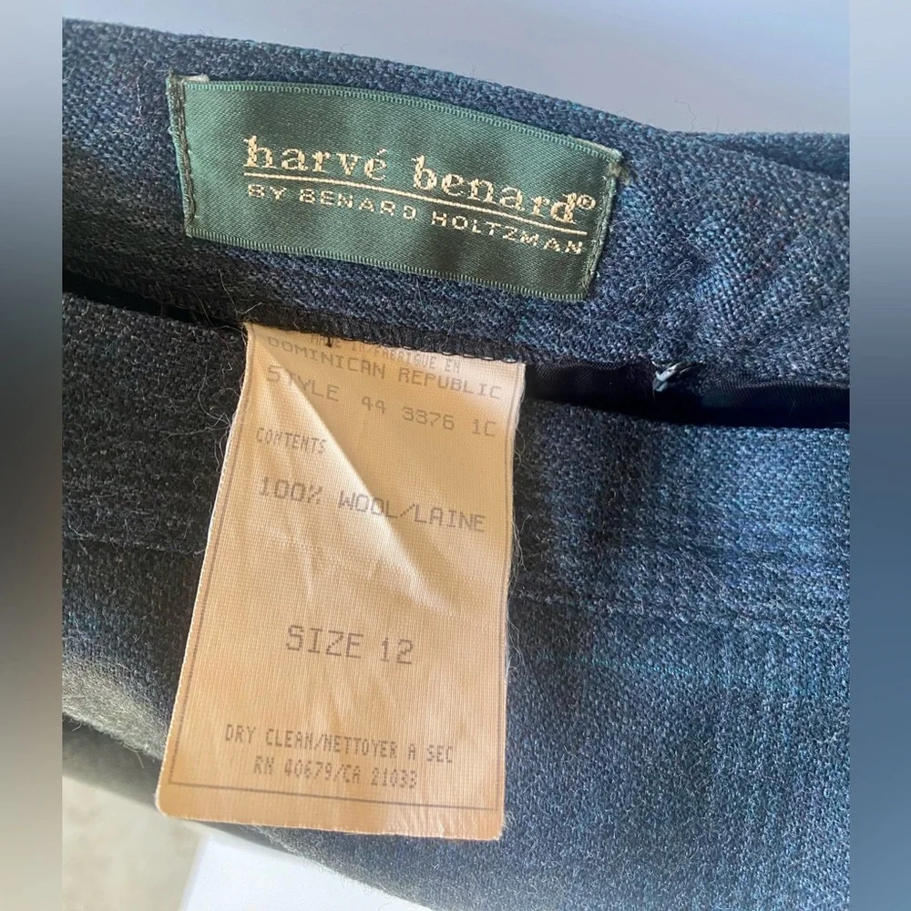 Harve Benard Vtg Wool Pencil Skirt, EUC, size 12